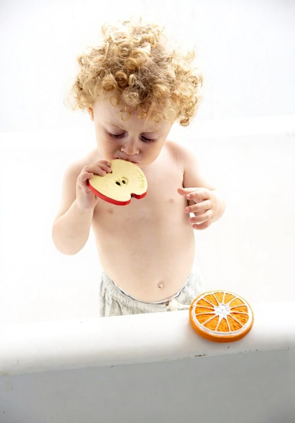 Anneau de dentition bébé caoutchouc naturel Oli et Carol