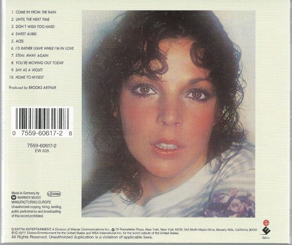 Carole Bayer Sager CD Pop Rock Album Elektra-1