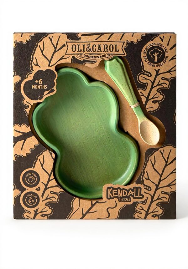 Service de table enfant Kendall Kale Oli Carol bois naturel