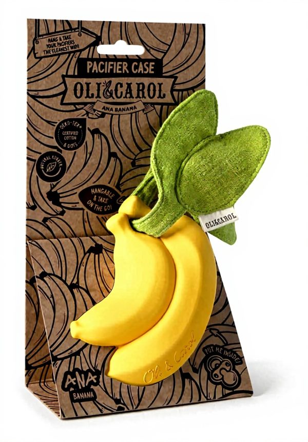 Boîte à Sucette Oli amp Carol Caoutchouc Naturel Ana Banana