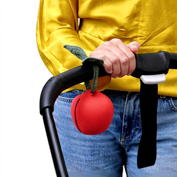 Pochette sucette caoutchouc naturel Oli Carol Pepa Apple