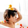 Jouet de bain naturel Oli amp Carol Flo The Floatie Jaune