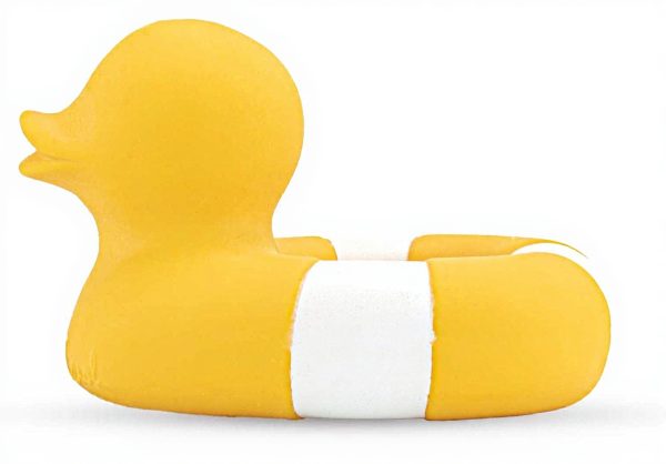 Jouet de bain naturel Oli amp Carol Flo The Floatie Jaune
