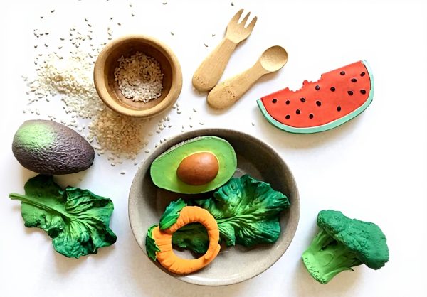 Jouet de dentition Oli amp Carol caoutchouc naturel bébé