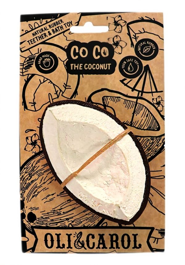 Anneau de dentition Coco la noix de coco Oli et Carol bébé