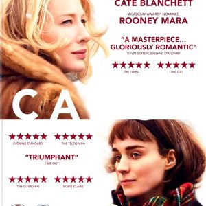 Carol Blu Ray Todd Haynes Cate Blanchett Rooney Mara
