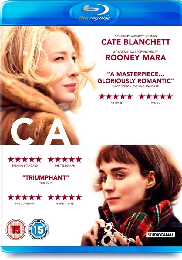 Carol Blu Ray Todd Haynes Cate Blanchett Rooney Mara