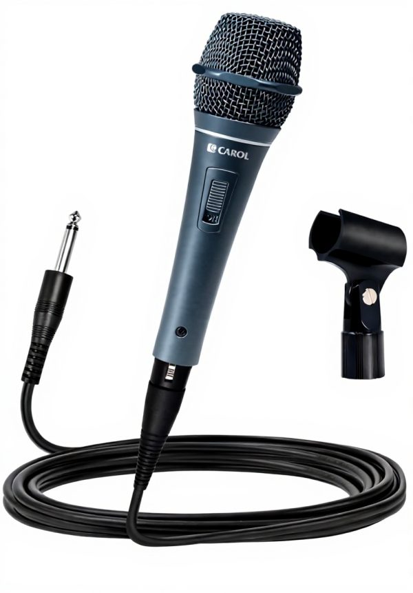 Microphone dynamique CAROL vocal instrument karaoké domicile