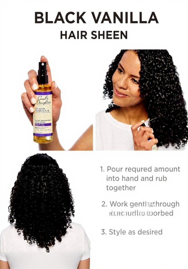 Spray brillant cheveux vanille noire Carols Daughter