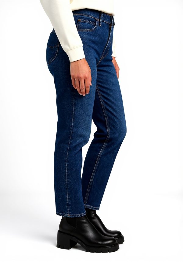 Lee Carol Jeans Classique Femme Coton Lyocell Coupe Droite