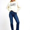 Lee Carol Jeans Classique Femme Coton Lyocell Coupe Droite