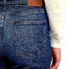 Lee Jeans Femme Carol Coupe Droite Coton Lyocell