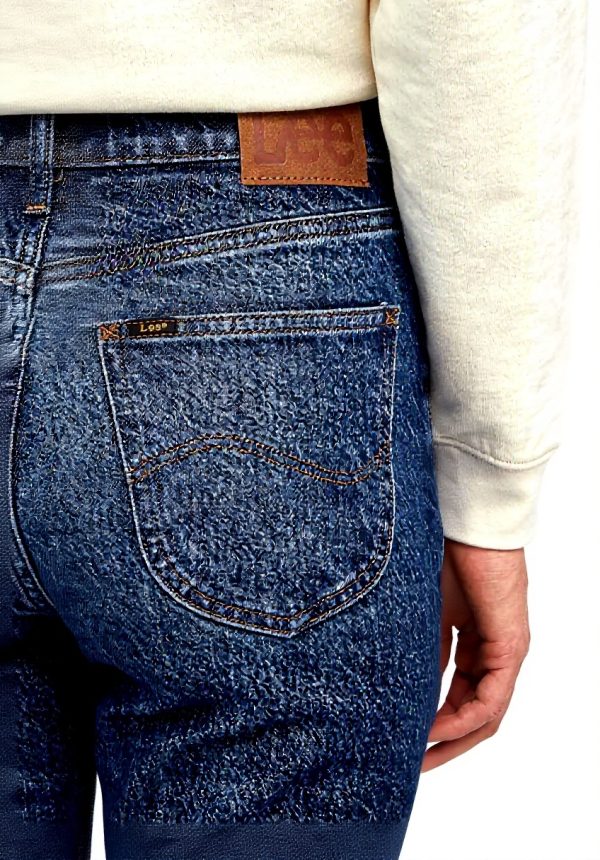 Lee Jeans Femme Carol Coupe Droite Coton Lyocell