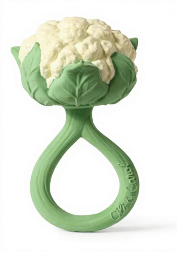 Hochet bébé Oli Carol caoutchouc naturel dentition 0-12 mois