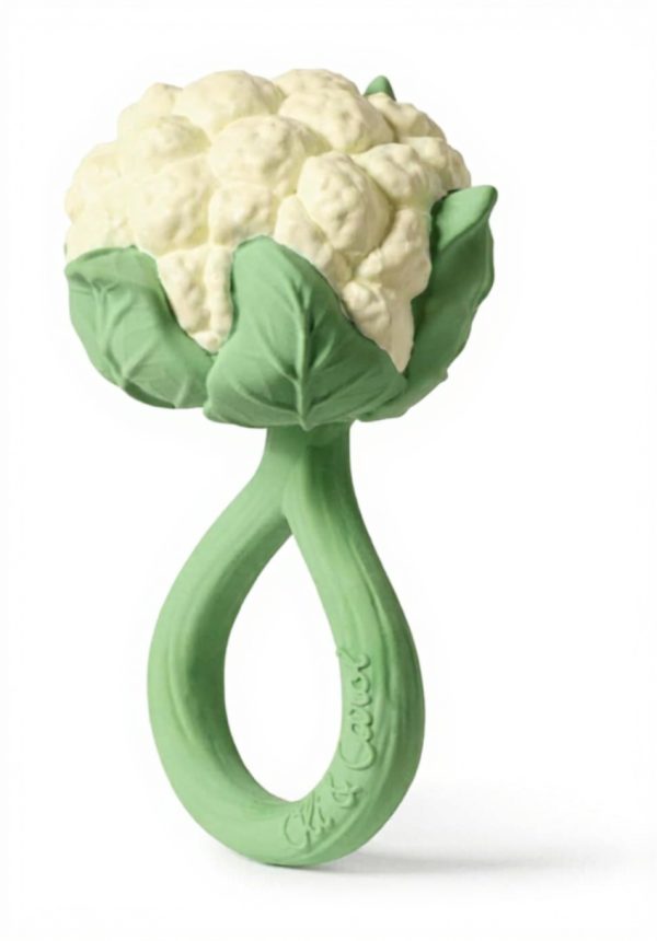 Hochet bébé Oli Carol caoutchouc naturel dentition 0-12 mois