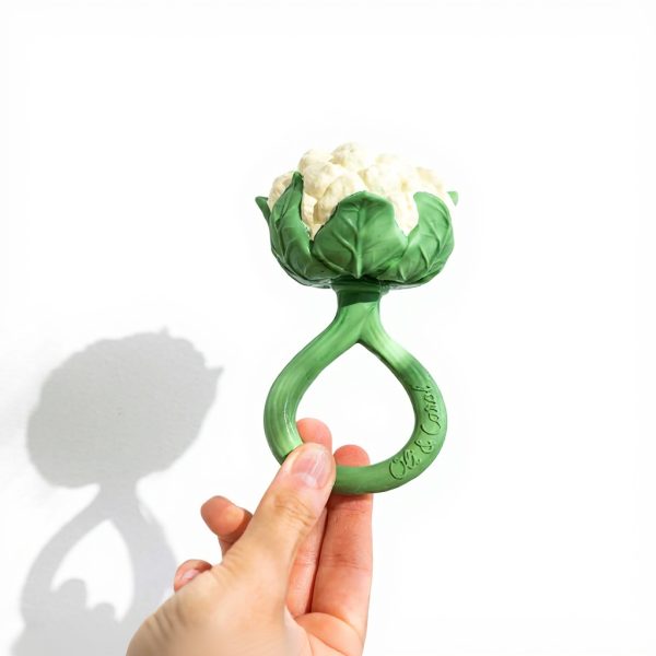 Hochet bébé Oli Carol caoutchouc naturel dentition 0-12 mois