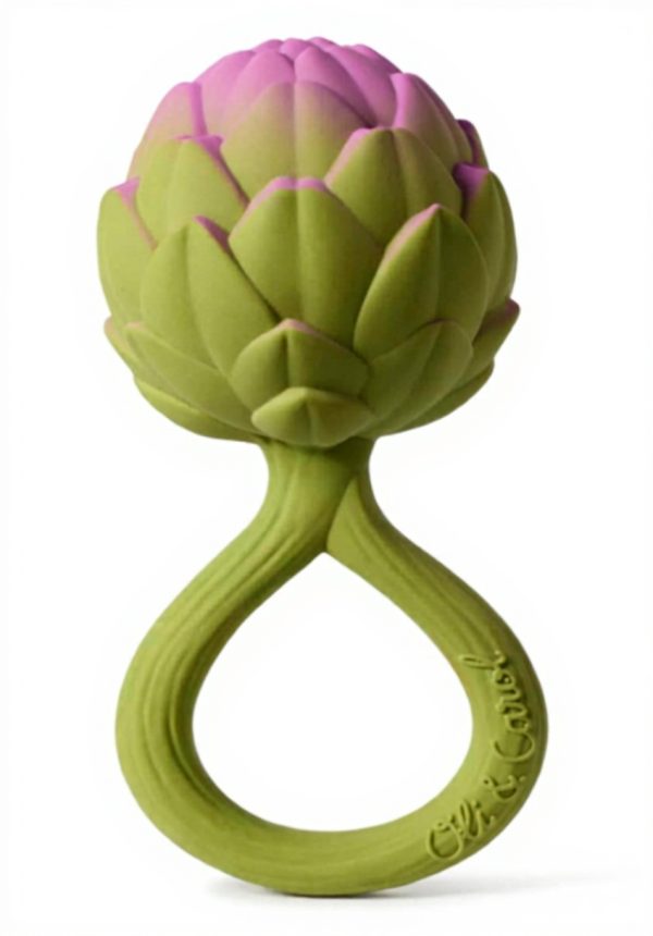 Anneau de dentition bébé Oli Carol caoutchouc naturel