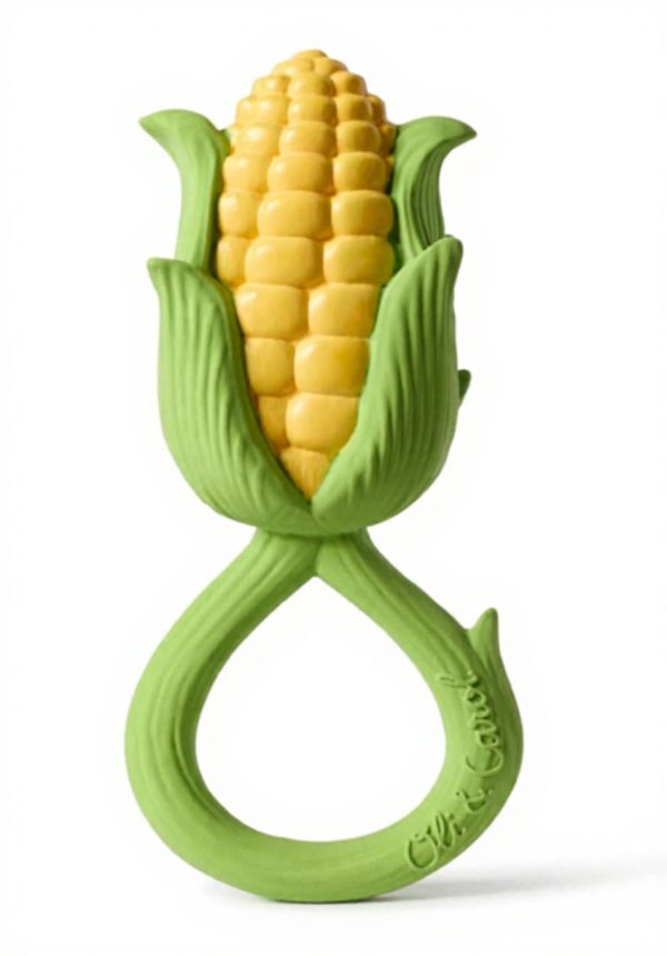 Anneau de dentition bébé OLI CAROL caoutchouc naturel hochet