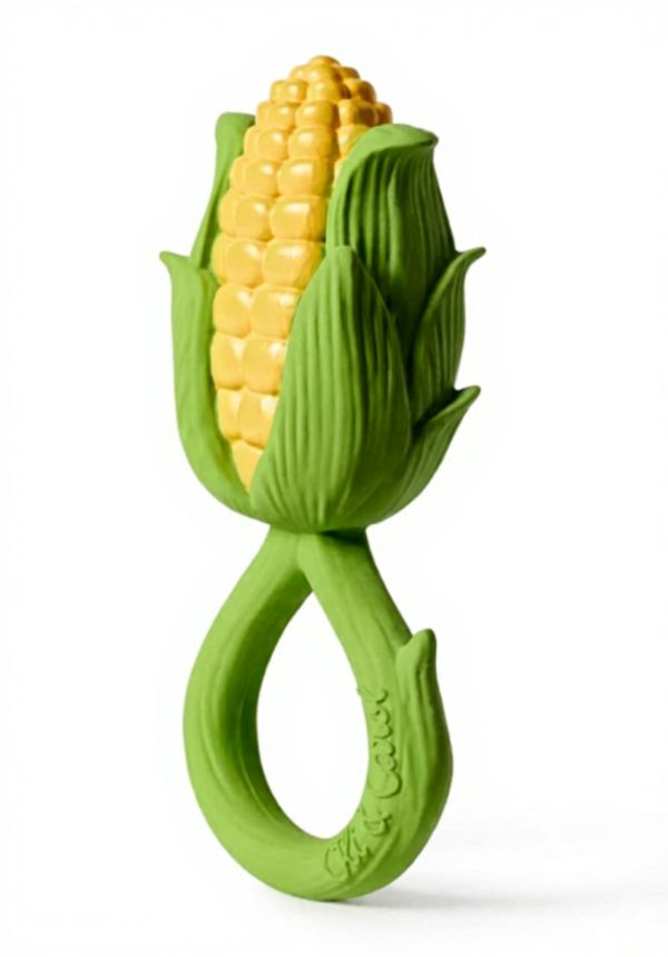 Anneau de dentition bébé OLI CAROL caoutchouc naturel hochet