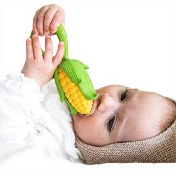 Anneau de dentition bébé OLI CAROL caoutchouc naturel hochet