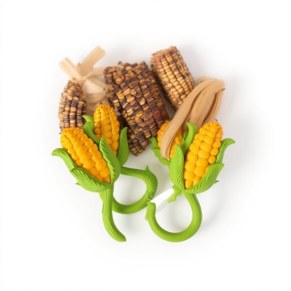 Anneau de dentition bébé OLI CAROL caoutchouc naturel hochet