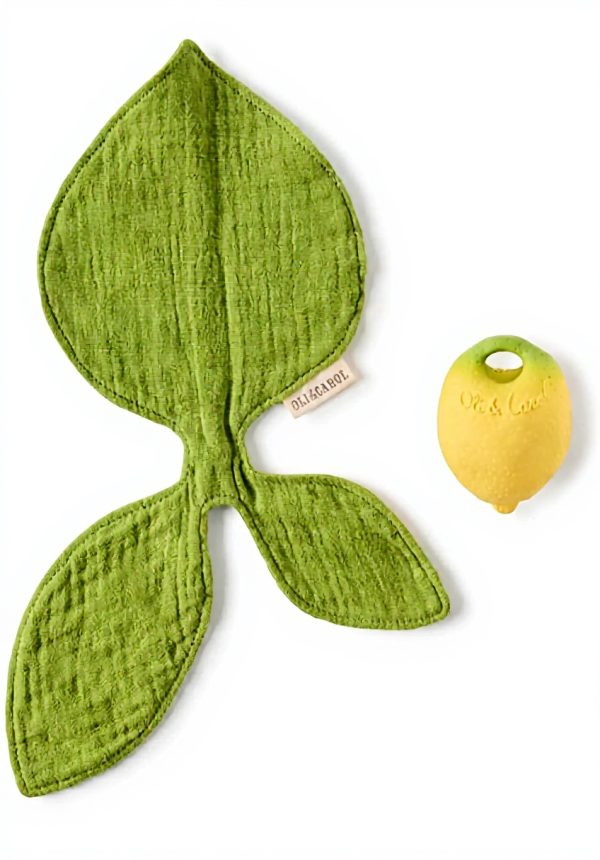 Doudou bébé Oli Carol caoutchouc naturel sensoriel