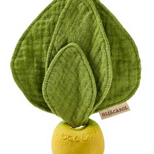 Doudou bébé Oli Carol caoutchouc naturel sensoriel