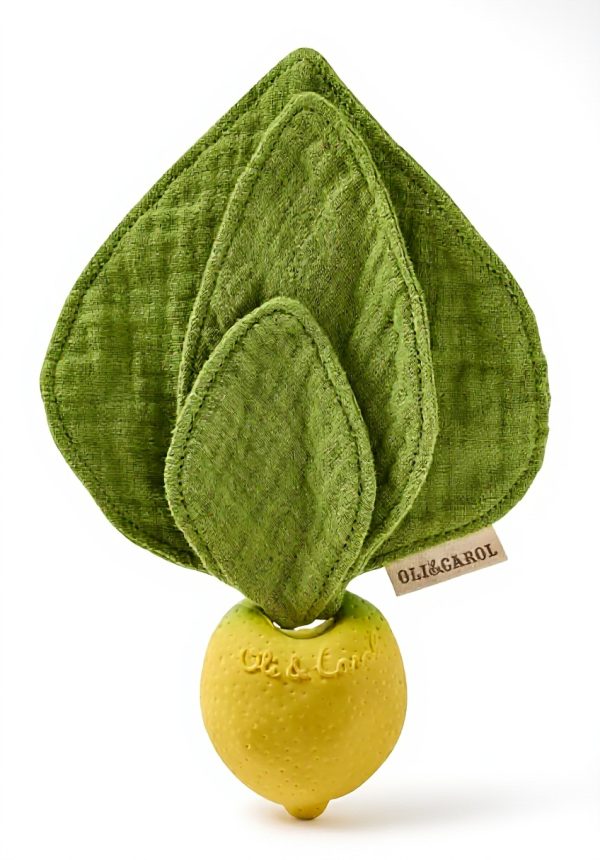 Doudou bébé Oli Carol caoutchouc naturel sensoriel