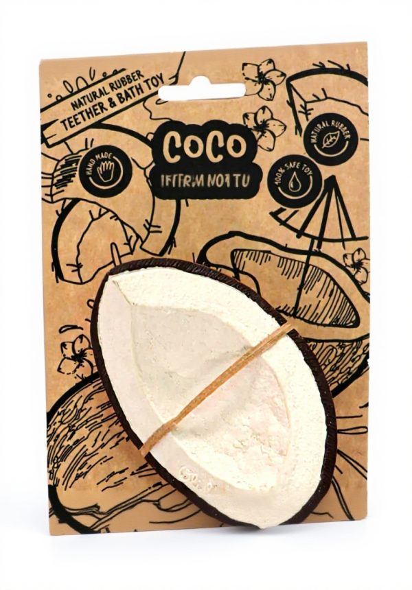 Anneau de dentition Oli amp Carol caoutchouc naturel jouet