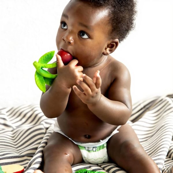 Anneau de dentition naturel Oli Carol Mery Cherry bébé