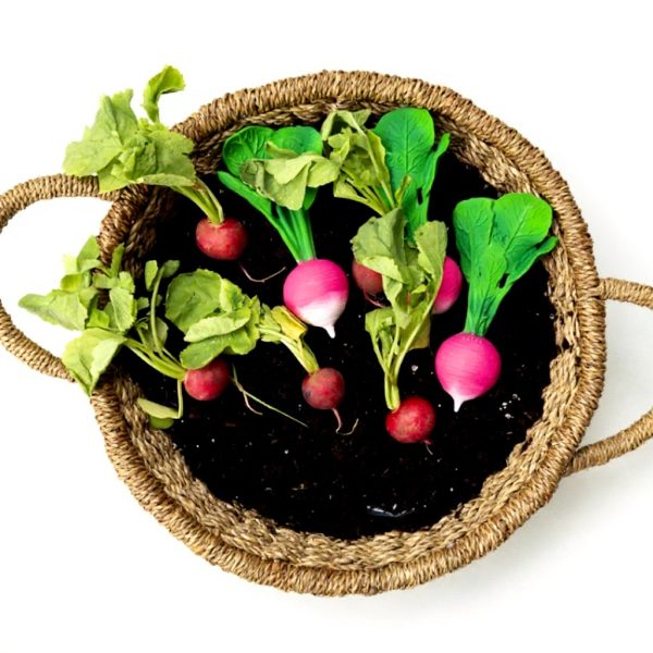 Jouet dentition bain caoutchouc naturel Oli Carol Radis