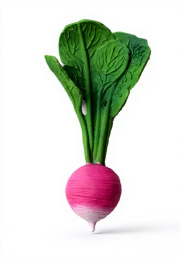 Jouet dentition bain caoutchouc naturel Oli Carol Radis