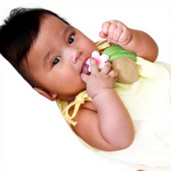 Anneau de dentition bébé Oli Carol caoutchouc naturel Aly