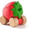 Voiture jouet bébé Oli Carol caoutchouc naturel bois FSC