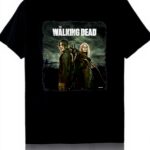 T-shirt The Walking Dead Daryl Carol Saison 11 coton fan