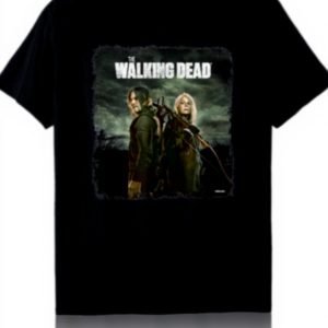 T-shirt The Walking Dead Daryl Carol Saison 11 coton fan