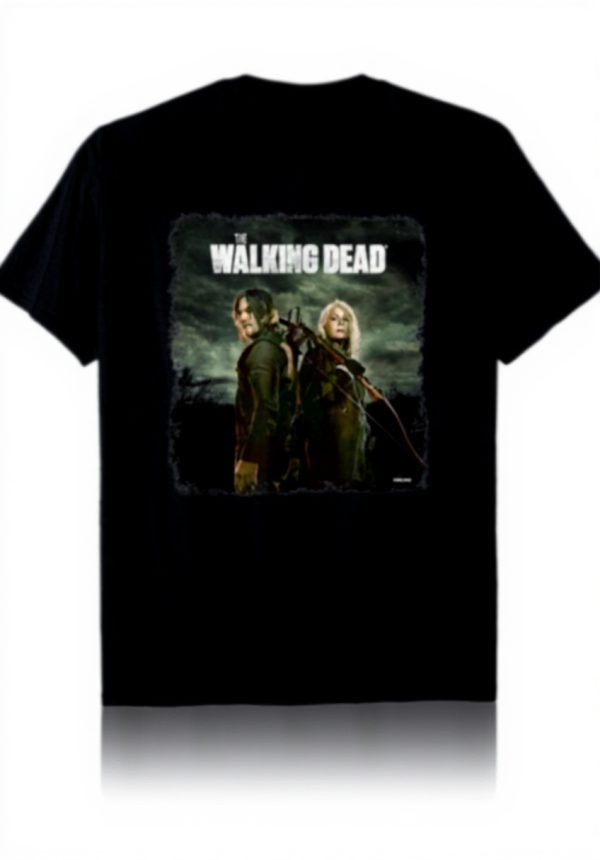T-shirt The Walking Dead Daryl Carol Saison 11 coton fan