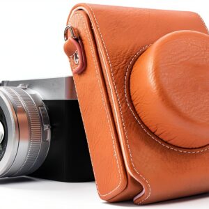 Étui appareil photo D-LUX7 cuir synthétique vintage-0