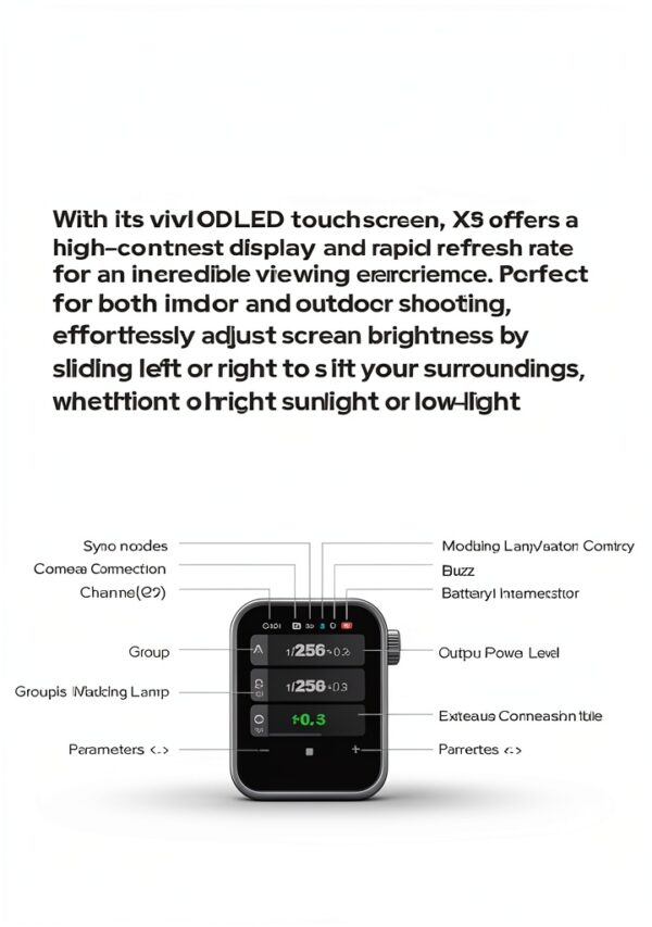 Déclencheur flash GODOX X3L écran tactile compatible Leica-3
