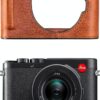 Étui cuir Leica D-LUX 8 protection vis trépied poignée-1