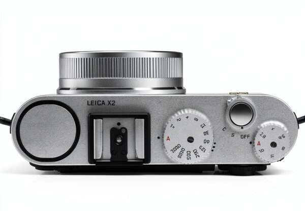 Appareil photo Leica X2 compact gris objectif grand angle-5