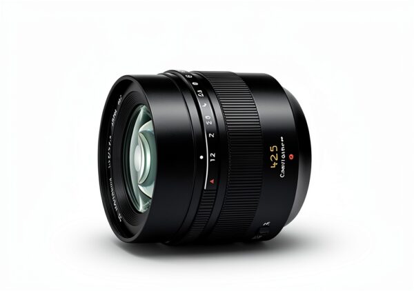 Objectif Panasonic Leica 42.5mm F1.2 Stabilisation OIS Noir-2