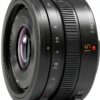 Objectif Panasonic 15mm f/1.7 noir compact pour Lumix G-3