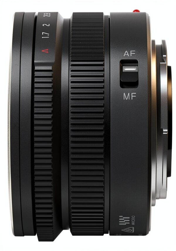 Objectif Panasonic 15mm f/1.7 noir compact pour Lumix G-1