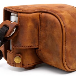 Étui cuir véritable Leica D-Lux 7 D-Lux 8 protection accès-0