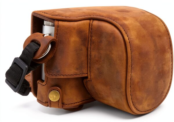 Étui cuir véritable Leica D-Lux 7 D-Lux 8 protection accès-0