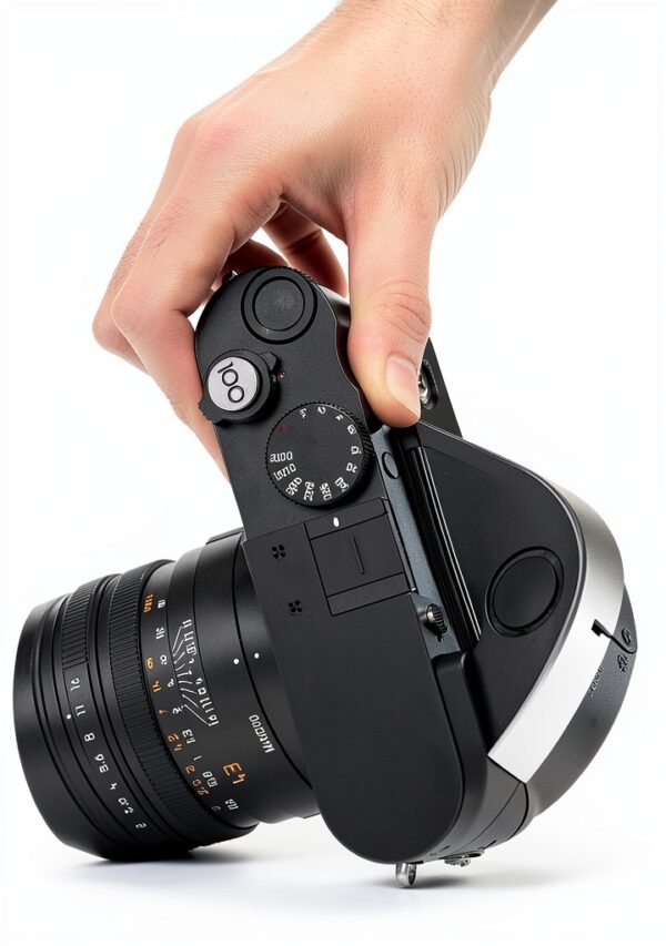 Bouton obturateur JJC argent 100 pour Leica Q3 Fuji GFX-3