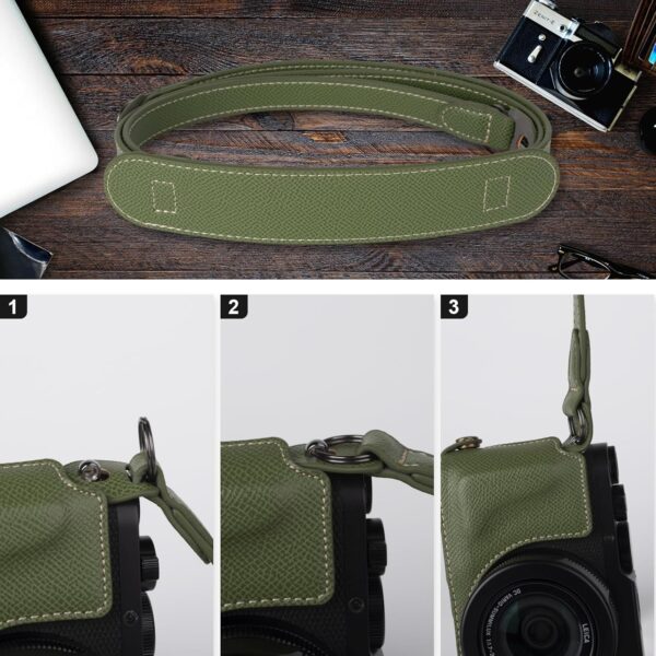 VOVMOEYA demi-étui Leica D-LUX8 protection ajustement-6