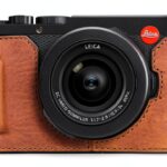Étui cuir Leica D-LUX 8 protection vis trépied poignée-0