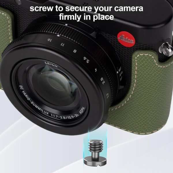 VOVMOEYA demi-étui Leica D-LUX8 protection ajustement-4